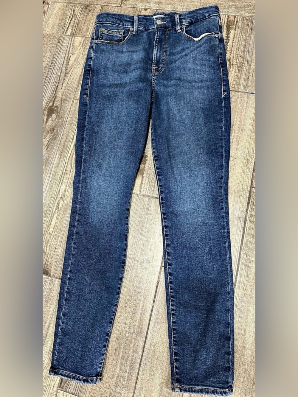 Good American Good Legs Skinny Jeans Blue Waist 29 Like New
